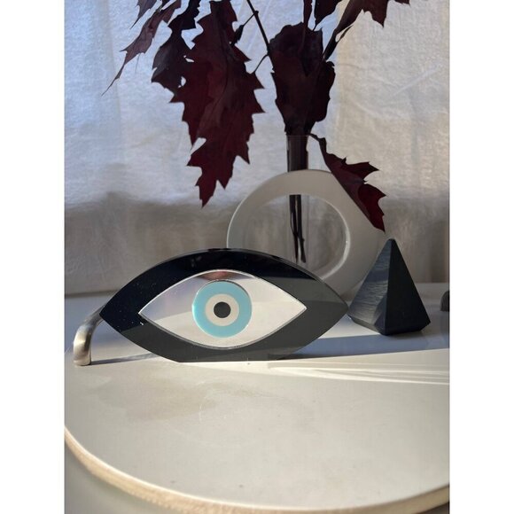 Protection Evil Eye Home Decor Plexiglass Home Decor Made in Greece - Picture 5 of 5